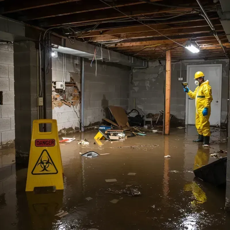 Flooded Basement Electrical Hazard in Watterson Park, KY Property